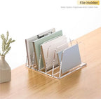 YUXUN Desk File Organizer,5-Section Vertical Clear Acrylic Desk Organizer File Holder Mail Sorter Office Organization for Office Home &Classroom（B5） - Image 2