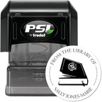 Custom Made Library Stamper for Imams - PSI Pre-Inked Holy Book Name and Library Stamp - Personalized Custom Library Stamper for Religious Texts - Easy to Use - Ideal for Mosque Libraries - Image 2