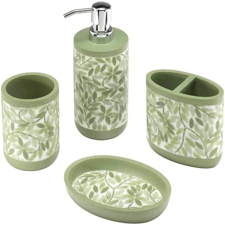 Avanti Linens - Vanity Set, Lotion Pump, Tumbler, Soap & Toothbrush Holder by AvantiHomeSince1969