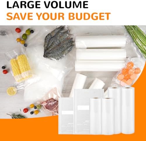 Food saver vacuum sealer bags rolls, Multiple Sizes, Box Storage,Less Waste - Image 4