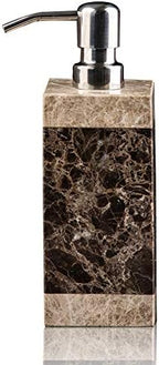 Hand Liquid&Lotion Soap Dispenser Pump Bottle Natural Marble for Kitchen Bathroom Countertop Laundry Room Holds Dish Soap Shampoo Laundry Liquid Shower Gel(Coffee Colour) by CAAS