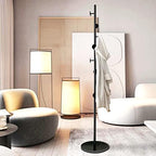 Coat Tree Freestanding, Metal Coat Rack Tree with 8 Hooks, Free Standing Hanger for Hats Scarves Purses Umbrellas, Coat Stands with Stable Base for Entryway Bedroom, Black - Image 2
