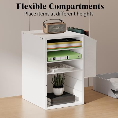 Unionly 6 Tier Adjustable Mail Sorter,Wood Paper Organizer for Class,Office - Image 4