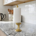 Flamingos Paper Towel Holder Cast Iron Paper Towel Holder Funny Toilet Paper Holder for The Floor or Counter in The Kitchen or Bathroom Bronze Rustic - Image 3