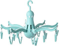 IKEA ASIA PRESSA Hanging Dryer 16 Clothes pegs Turquoise by IKEA