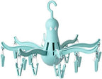 IKEA ASIA PRESSA Hanging Dryer 16 Clothes pegs Turquoise by IKEA