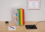 IRIS USA 6-Pack Medium Desktop File Box with Open Lid, Clear - Image 5