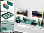 Spacrea Dual Monitor Stand Riser with Drawer and 2 Pen Holders - Image 6