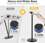 BESy Matte Black Freestanding Toilet Paper Holder Stand Free Standing - Image 4