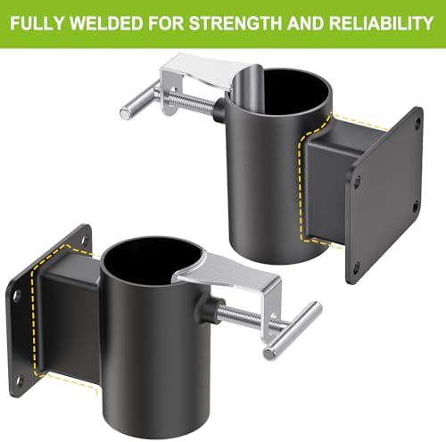 Deck Railing Umbrella Holder, Flat Mount Stand for 1-2" Poles - Image 5