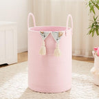 Artfeel Laundry Basket,Woven Cotton Rope Laundry Hamper,80L for Decorative Storage of Dirty Clothes,Toys and Blankets in Bathroom,Baby Room and Living Room by Artfeel