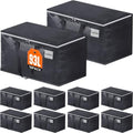 Fabspace Heavy Duty Moving Bags, 93L Collapsible Storage Totes, 10-Pack by Fabspace