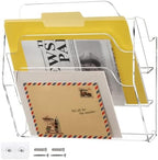 DINGHUO 3 Pockets Acrylic Hanging Wall File Organizer for Office by DINGHUO