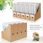 Geyee 50 Pcs Cardboard Magazine Holder Magazine File Holder, Brown - Image 3