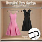 40 Pcs Velvet Pants Hangers with 40 Hooks Non Slip Black Velvet Hangers Slim Clothes Hanger Strong Space Saving Flocked Hanger for Closet Shorts Pants Bra Shirts - Image 6