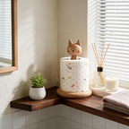 Wooden Toilet Paper Holder Funny Rustic Countertop Bath Tissue Roll Holder - Image 5