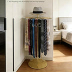 Rotating Scarf Organizer Purse Display Shawl Tie Rack Belt Hanger - Image 3