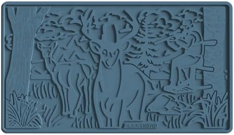 Bootmat - Whitetail Scene Floor and Welcome Mat - Medium Blue by Unknown