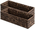 StorageWorks Small Toilet Paper Basket, Bathroom Basket Organizer, Brown by StorageWorks