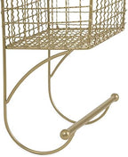 DII Rustic Bathroom Décor, Metal Storage, Small Towel Bar, Gold - Image 3