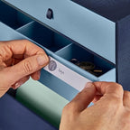 Savor | All-in-One Desk Organizer | Blue – Keep Desk, Office, and Home Organized All-in-One Storage System for Important Files, Documents, Stationery, and Office Supplies - Image 6