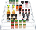 PMMASTO Clear Acrylic Spice Rack for Countertops- 6 Tier by PMMASTO