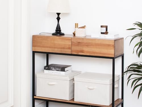 StorageWorks Fabric Storage Bins with Lids, Closet Storage Bins - Image 5