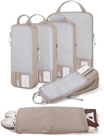 BAGSMART Compression Packing Cubes for Travel Essentials by BAGSMART
