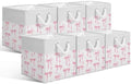 Pink Bow Cube Storage Bin Set of 6 Cube Storage Basket, 11.22 Inch by Unknown