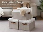 StorageWorks Fabric Storage Bins with Lids, Closet Storage Bins - Image 5