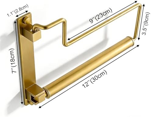 NEWRAIN Clothes Drying Rack, Laundry Racks for Drying Clothes, Wall Mounted Swing Arm Clothes Hanger for Laundry Room, Garage, Indoor & Outdoor Use,Antique Brass - Image 4