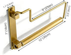 NEWRAIN Clothes Drying Rack, Laundry Racks for Drying Clothes, Wall Mounted Swing Arm Clothes Hanger for Laundry Room, Garage, Indoor & Outdoor Use,Antique Brass - Image 4
