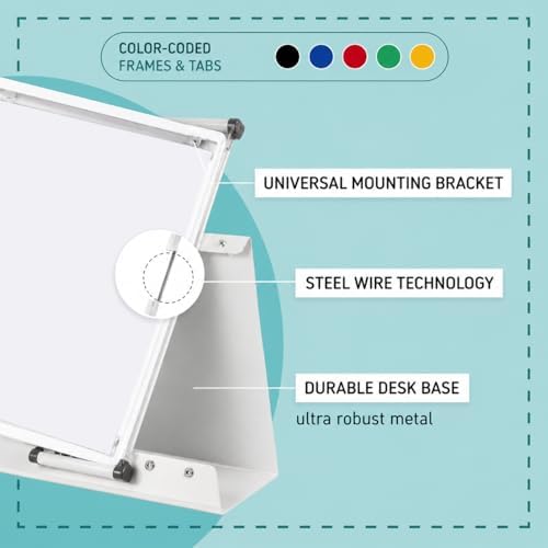 Tarifold Desktop Reference Display System, 10 Pockets, Expandable, White - Image 3