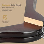 TOPIA HANGER Cherry Wood Hangers 30 Pack, Space Saving Coat Hanger with 360° Swivel Cascading Loop Hook, Non Slip Pants Bar and Shoulder Notches for Camisole, Jacket, Suit (Mahogany) -CT74M30 - Image 4
