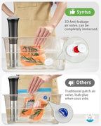 Syntus 80 Pcs Reusable Vacuum Sealer Bags for Food, S+M+L+XL - Image 3