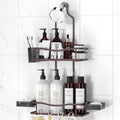 Rustproof Shower Caddy Hanging with Soap Holders for Bathroom, Bronze by REINHARDT