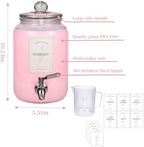 Large Liquid Laundry Detergent Dispenser with Spigots and Measuring Cups,108oz Leak-Proof Glass Fabric Softener,Reusable Glass Detergent Dispenser for Laundry Room Organizer and Storage(1) - Image 2