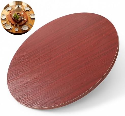 Briwooody 20'' Lazy Susan Turntable Tray for Table Top, Teak by Briwooody