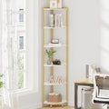 Hzuaneri Corner Shelf Stand 6-Tier Corner Bookshelf Storage Standing Shelf by Hzuaneri