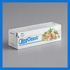 Cling Classic Plastic Wrap 18 in x 2000 ft Food Stretch Film Roll Clear ZipSafe Blade Cutter Easy to Cut Dispenser PVC BPA-Free Microwave & Freezer Safe Seal Home Commercial Use (18" x 2000') by Pokanic%C2%AE
