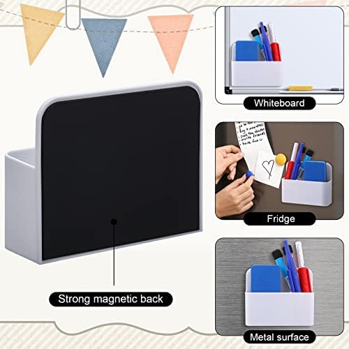 Colarr 20 Pack Magnetic Dry Erase Marker Holder Bulk, White - Image 4
