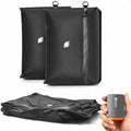 SUOCO Travel Pack Vacuum Kit, Vacuum Seal Bags for Clothing Travel with Cordless Pump, Carry-on Size Compression Packing Cubes for Luggage Suitcase Backpack, 2 Small by SUOCO