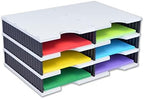 Ultimate Office TierDrop Desktop Organizer Sorter, 6 Compartment, 2-Wide by UltimateOffice
