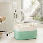 Artfeel Blanket Basket,Rectangle Woven Baskets for Storage,100L Laundry Basket for Decorative Nursery Blanket,Toys,Dirty Clothes and Magazine in Shelves,Baby Room,and Living Room - Image 3