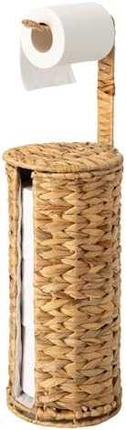 StorageWorks Toilet Paper Holder Stand with Covered, Toilet Paper Stand by StorageWorks