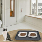 Readsky 6 Packs Gray Extra Large Rectangle Plastic Trays, 25.2" x 17.5" Multi-Purpose Rectangular Trays, Boot Tray, Serving Tray - Image 5