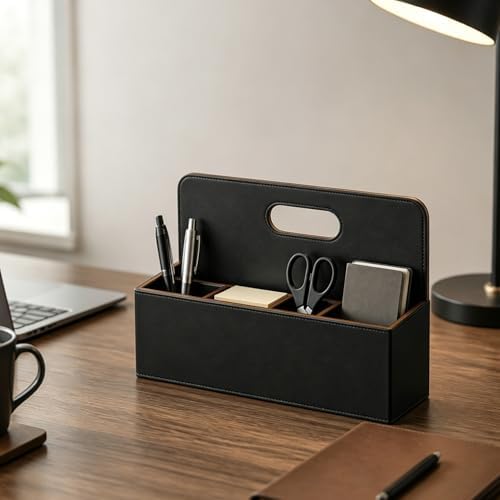 Mail Organizer Countertop, Pencil Holder, Office Supplies File Bill Sorter - Image 2