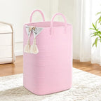Artfeel Laundry Basket,Woven Cotton Rope Laundry Hamper,80L Versatile Storage for Dirty Clothes,Baby Toys,and Blankets in Bathroom, Nursery,and Living Room by Artfeel