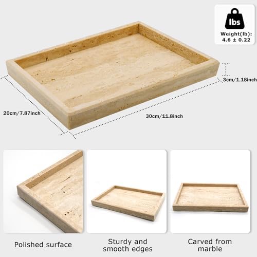 Travertine Tray,Bathroom Vanity Tray - Image 3