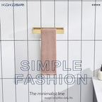 KOKOSIRI Towel Rings Brushed Gold Hand Towel Bars 9-Inch Kitchen Towel Rack Stainless Steel Bathroom Hardware Wall Mounted, 2 Pack B4008BG-L9-P2 - Image 5